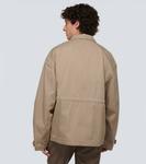 Хлопковая куртка из твила Nanushka, Beige - фото 4