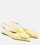 Кожаные балетки Les Slingbacks Duelo Jacquemus, Light Yellow - фото