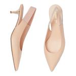 Туфли женские Burberry Mary Jane, персиковый - фото 5