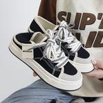 Кроссовки для скейтбординга женские низкие черные/бежевые Warrior - фото 9