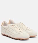 Олимпийские замшевые кроссовки Hogan, B013+C208 - фото