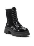 Ботильоны на шнуровке DeeZee, черный - фото