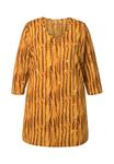 Топ Ulla Popken BATIK EMPIRE, Mustard Yellow - фото 6