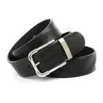 Кожаный ремень Anthoni Crown, цельнокожаный черный ремень, черный - фото