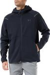 Under Armour - Mens Unstoppable FLC Full Zip Sweater, Black/Black (001) - фото