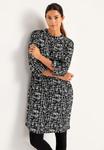 Платье Cellbes of Sweden Jersey dress, Black Patterned/Black - фото