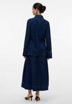 Юбка Vero Moda VMMAIKEN HOHE TAILLE MIDI, Dark Blue Denim/Dark-Blue Denim - фото 3