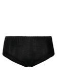 Трусы-брифы в рубчик A. ROEGE HOVE, черный - фото