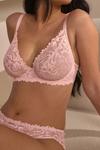 Удобный кружевной бюстгальтер Next, розовый - фото 3