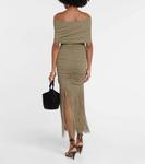 Платье макси Jacinta KHAITE, зеленый - фото 3