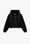 Толстовка Koton Zip-up sweatshirt, Black - фото 4