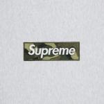 Толстовка Supreme Box Logo Hooded 'Ash Grey', серый - фото 2