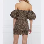 Платье с пуговицами Pinko, коричневый - фото 2