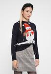 Джемпер Pieces PCJOLLY XMAS O NECK PULLOVER, Sky Captain/Off-White - фото 4
