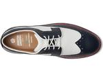 Оксфорды Johnston & Murphy Upton Gl3 Luxe Hybrid, цвет Navy/White Waterproof Full Grain - фото 2