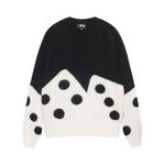 Свитер Stussy Dice Fuzzy Crew, Black - фото