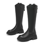 Высокие сапоги женские черные EBLAN - фото 3