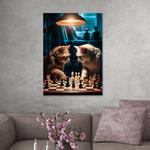 Картина на холсте Hustling Sharks Final Match, коричневый - фото 4