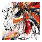 Картина на холсте A.S. Création Internal Eruption цвет rot/schwarz - фото