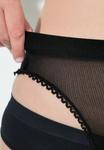 Тайтсы Ulla Popken GARTER-BELT-LOOK CUTOUT, Black - фото 4