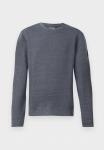 Толстовка TOM TAILOR STRUCTURED CREW NECK, Navy/Dark Blue - фото 5
