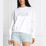 Толстовка обычного кроя Karl Lagerfeld, белый - фото