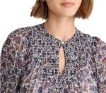 Топ Madewell Karlie Top - Crinkle Viscose, цвет Cherry Red - фото 4