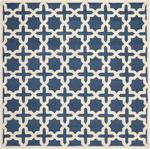 Ковер-дорожка ручной работы из премиальной шерсти в марокканском стиле SAFAVIEH, 77 x 427 см,  Cambridge Collection, Navy Blue/Ivory, CAM125G - фото 4