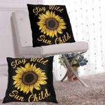 BURLOE Чехлы для декоративных подушек Sunflower Plush White - фото 3