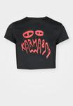 Футболка Karma8a WOMENS CROPPED TEE, Black - фото 2