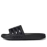 Тапочки adilette shower slide 'triple black' Adidas, черный - фото