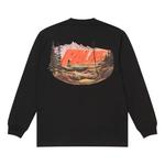Футболка chapping longsleeve 'black' Palace, черный - фото