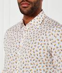Рубашка мужская Hugo с принтом, белый - фото 4