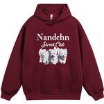 Унисекс свитшот NANDCHN, Burgundy - фото 3