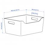 Коробка IKEA, 34x24см, зеленый - фото 6