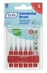 Межзубные щетки TePe 0,5мм красные 6 шт. - фото