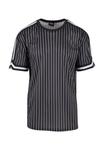 Футболка с принтом OVERSIZED STRIPED TEE Urban Classics, черный - фото 13