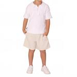 Вязаный крючком топ-поло белого цвета Tiny Tribe, белый - фото 2