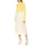 Топ из ребристой вязки Jil Sander, Bright Yellow - фото 2