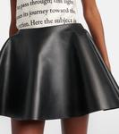 Мини-юбка из кожи Circle JW Anderson, черный - фото 4