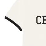 Футболка с принтом логотипа CELINE, бежевый - фото 8