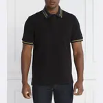 Рубашка поло стандартного кроя Versace, черный - фото