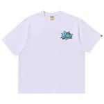 Футболка BAPE Graffiti Relaxed Fit 'White', белый - фото