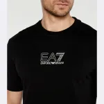 Футболка стандартного кроя Ea7, черный - фото 4
