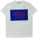 Moncler Футболка мужская белая - фото