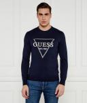 Свитер Guess Jeans Fabian Regular Fit, синий - фото