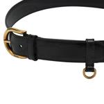 PRADA Ремень с пряжкой с логотипом, Black - фото 5