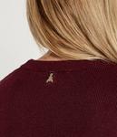 Свитер Patrizia Pepe Regular Fit, бордо - фото 4