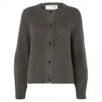 Свитер Selected Lulu Short Cardigan, бежевый - фото