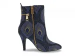 Ботильоны Claudette Bellini, Navy/Gold - фото 5